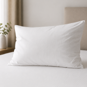 Poszewka Na Poduszkę 50x70 Adamaszek TC-250 Prążek 4 mm Biała 95°C Premium (1).png