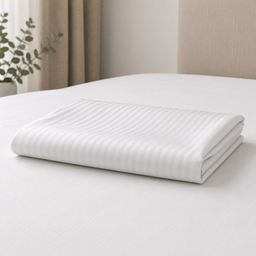 Poszewka Na Poduszkę 50x70 Adamaszek TC-250 Prążek 4 mm Biała 95°C Premium (2).png