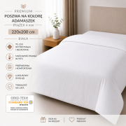 Poszwa Na Kołdrę 220x200 Adamaszek TC-250 Prążek 4 mm Biała 95°C Premium (2).png