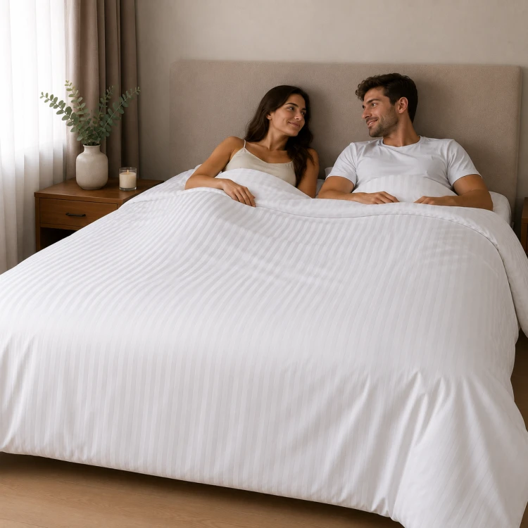 Poszwa Na Kołdrę 220x200 Adamaszek TC-250 Prążek 4 mm Biała 95°C Premium (3).png
