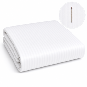 Prześcieradło 260x280 Adamaszek TC250 95°C Białe Prążek 4 mm.png
