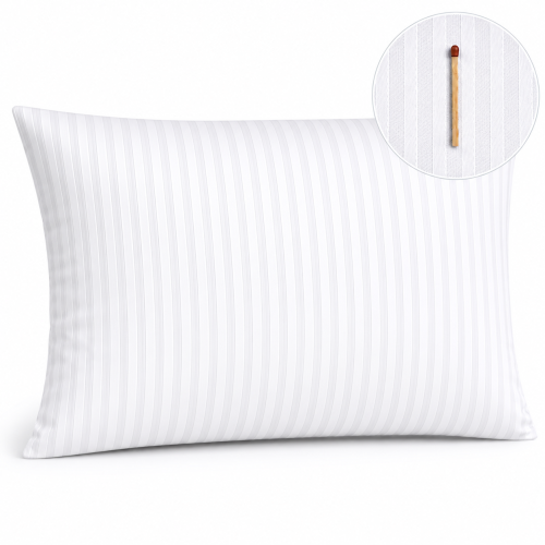 Poszewka 50x70 Adamaszek TC250 Biała 95°C Prążek 4 mm.png