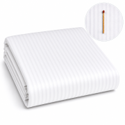 Poszwa 220x200 Adamaszek TC250 Biała 95°C Prążek 4 mm.png