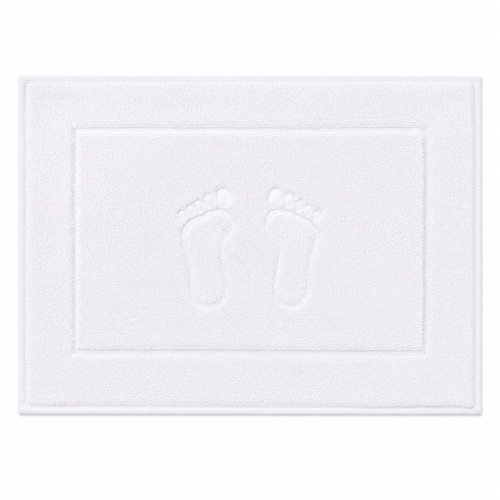 Dywanik Łazienkowy 50x70 Bawełna 650 gm² Biały.png
