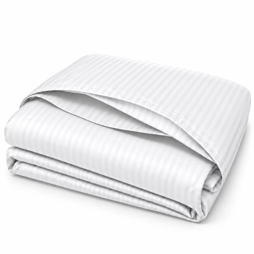 Poszwa Na Kołdrę 220x200 Adamaszek TC-250 Prążek 4 mm Biała 95°C  (1).png