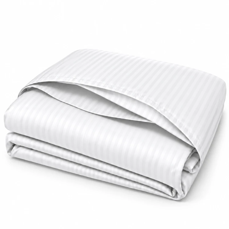 Poszwa Na Kołdrę 220x200 Adamaszek TC-250 Prążek 4 mm Biała 95°C  (1).png