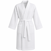 Szlafrok Waflowy Kimono Unisex 280 gm² biały (2).png