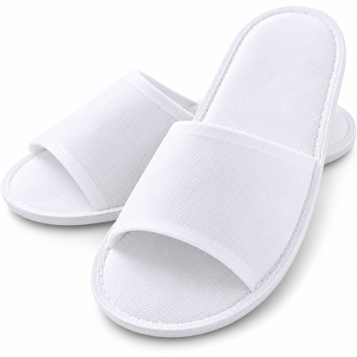 Kapcie hotelowe jednorazowe otwarte fizelinowe dla gości 10szt (3).png
